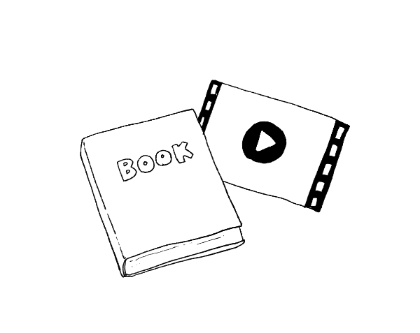 本や映画を見てみる